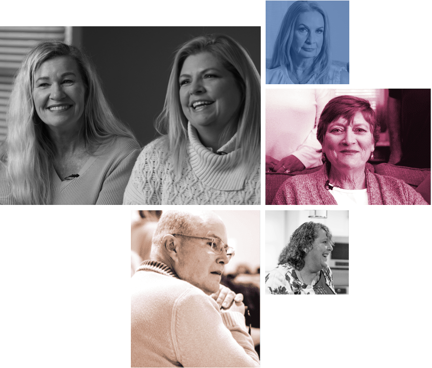 Images of people affected by Pseudobulbar Affect (PBA)
